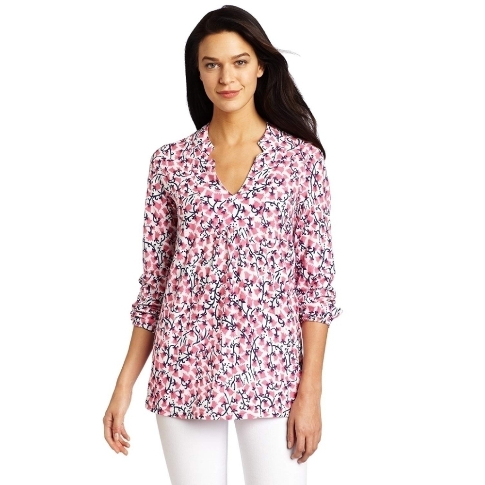Lilly Pulitzer Joycee Top Resort White Valley Girl